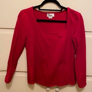 EUC Troublemaker Vixen by Micheline Pitt top L red